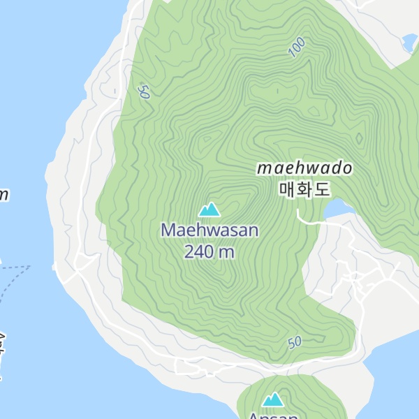 Map of Maehwasan