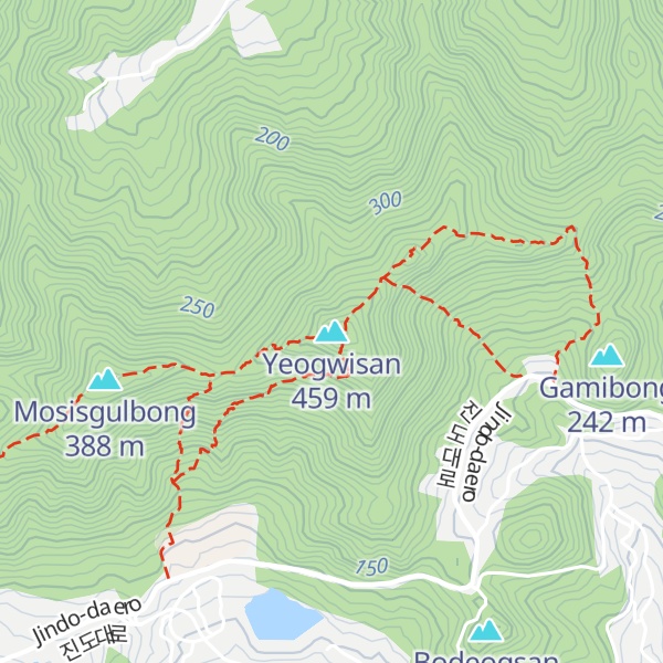 Map of Yeogwisan