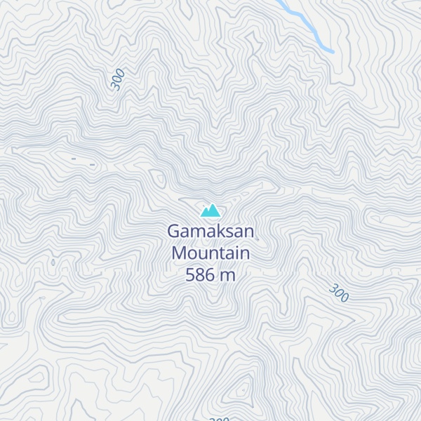 Map of Gamaksan Mountain
