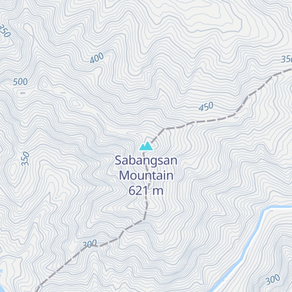 Map of Sabangsan Mountain