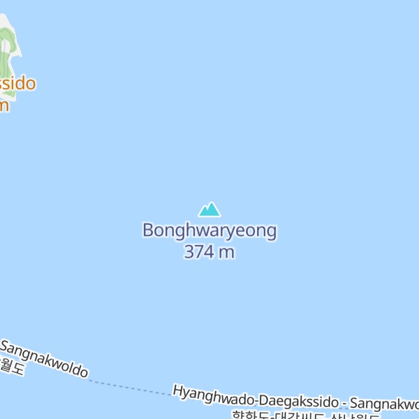 Map of Bonghwaryeong