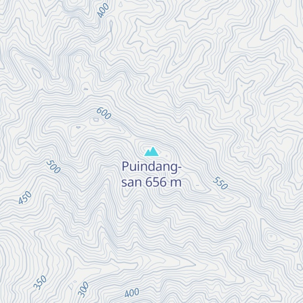 Map of Puindang-san
