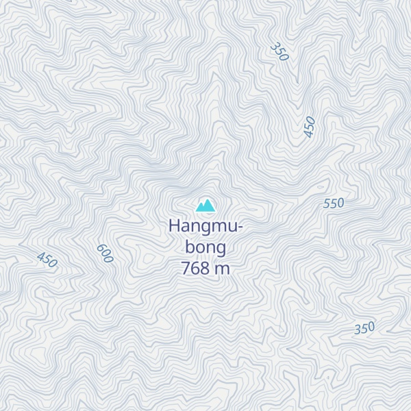 Map of Hangmu-bong