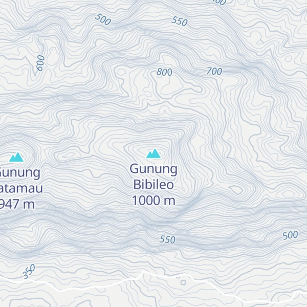 Map of Gunung Bibileo