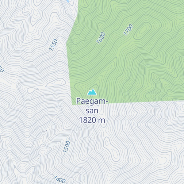 Map of Paegam-san
