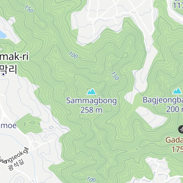 Map of Sammagbong