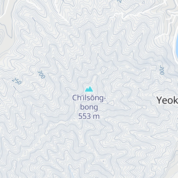 Map of Ch’ilsŏng-bong