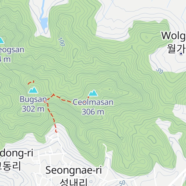 Map of Ceolmasan