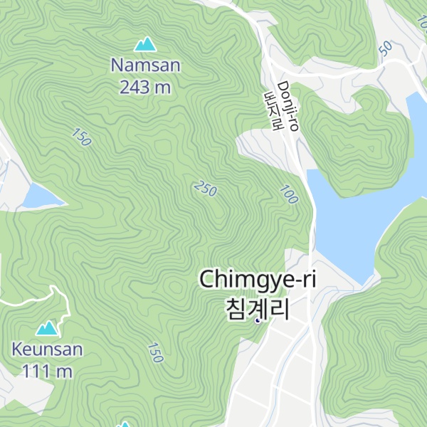 Map of Saceonbong