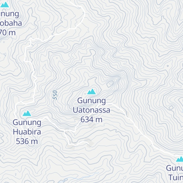 Map of Gunung Uatonassa