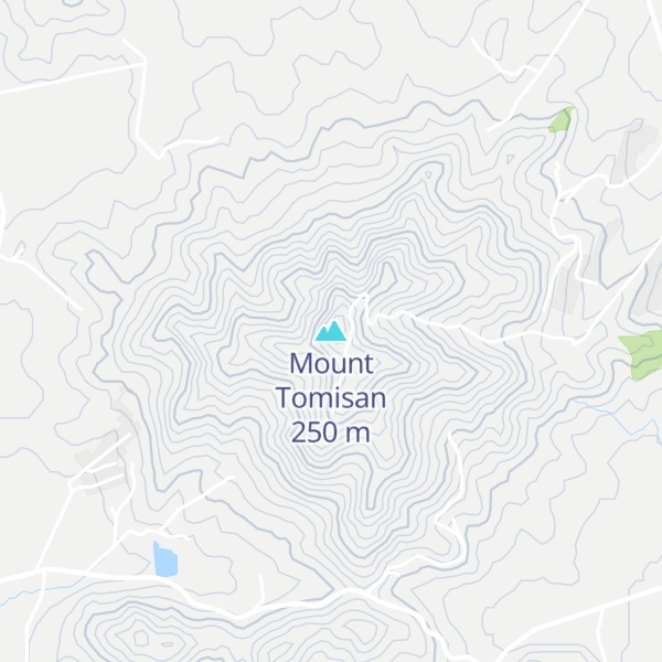 Map of Mount Tomisan