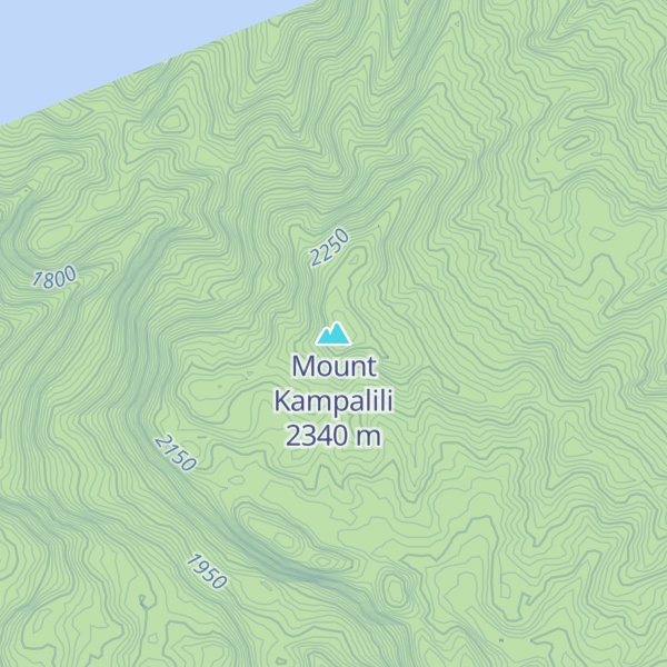 Map of Mount Kampalili