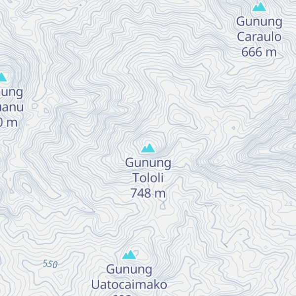 Map of Gunung Tololi
