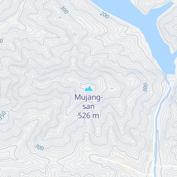 Map of Mujang-san