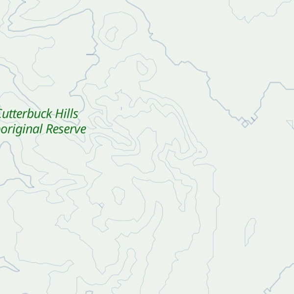 Map of Clutterbuck Hills