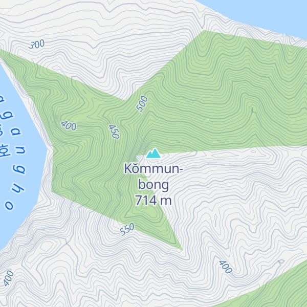 Map of Kŏmmun-bong