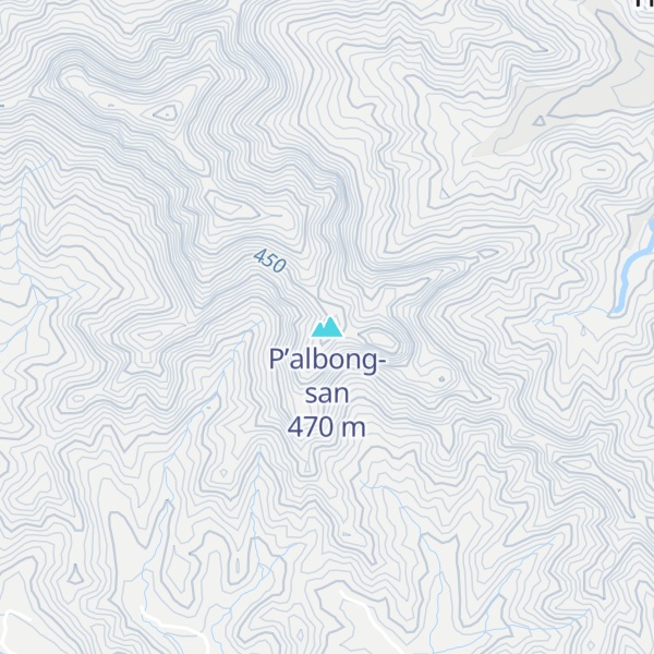 Map of P’albong-san