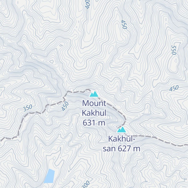 Map of Mount Kakhul