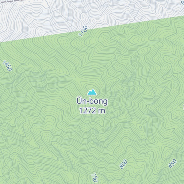 Map of Ŭn-bong