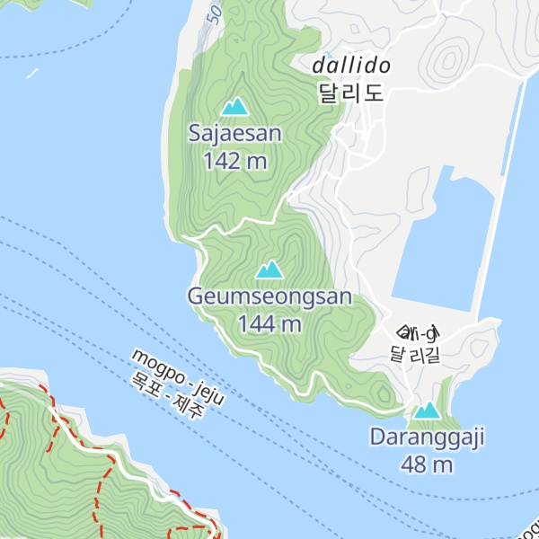 Map of Geumseongsan