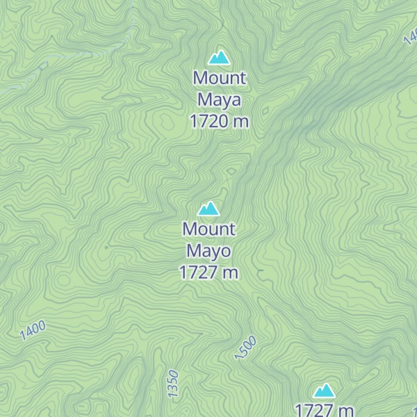 Map of Mount Mayo