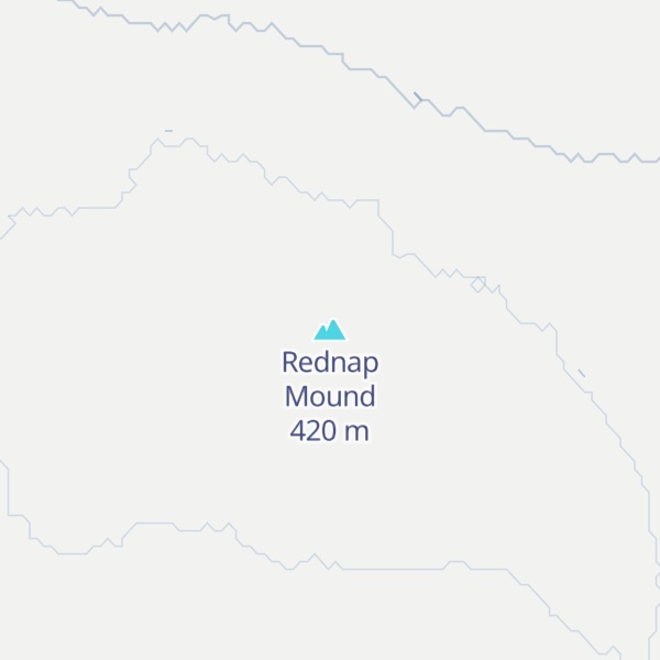 Map of Rednap Mound
