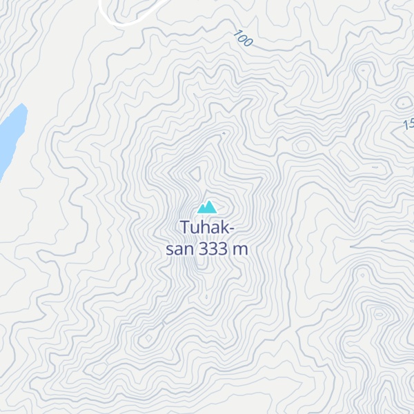 Map of Tuhak-san