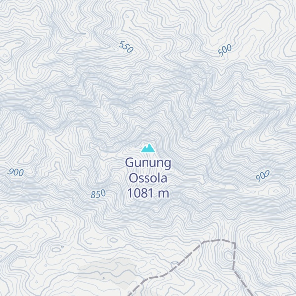 Map of Gunung Ossola