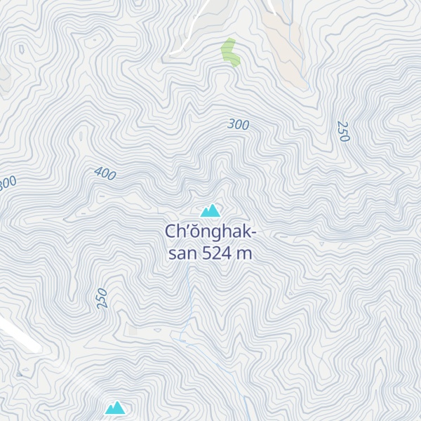 Map of Ch’ŏnghak-san