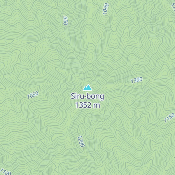 Map of Siru-bong