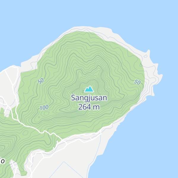 Map of Sangjusan