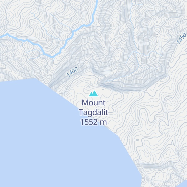 Map of Mount Tagdalit