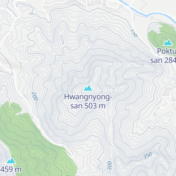 Map of Hwangnyong-san