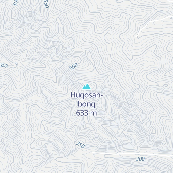 Map of Hugosan-bong