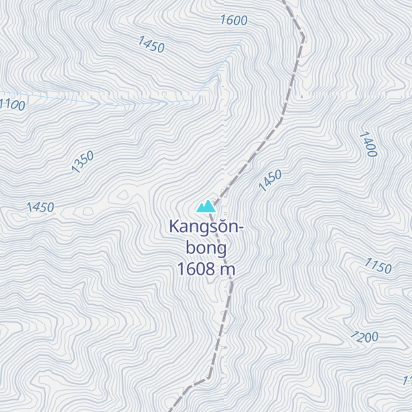 Map of Kangsŏn-bong
