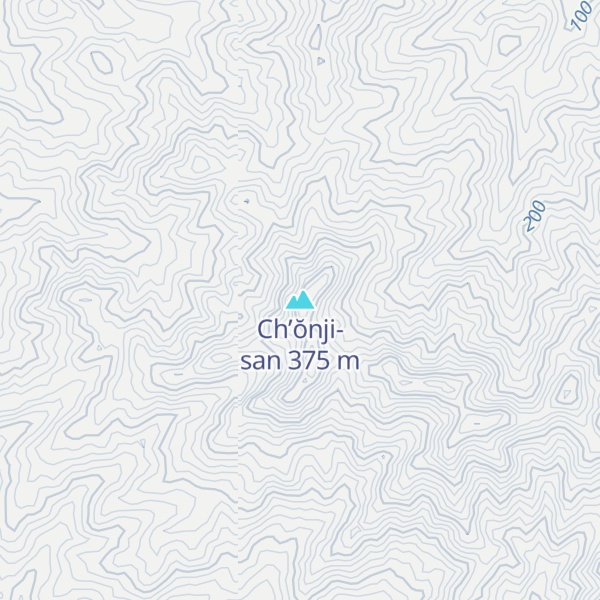 Map of Ch’ŏnji-san