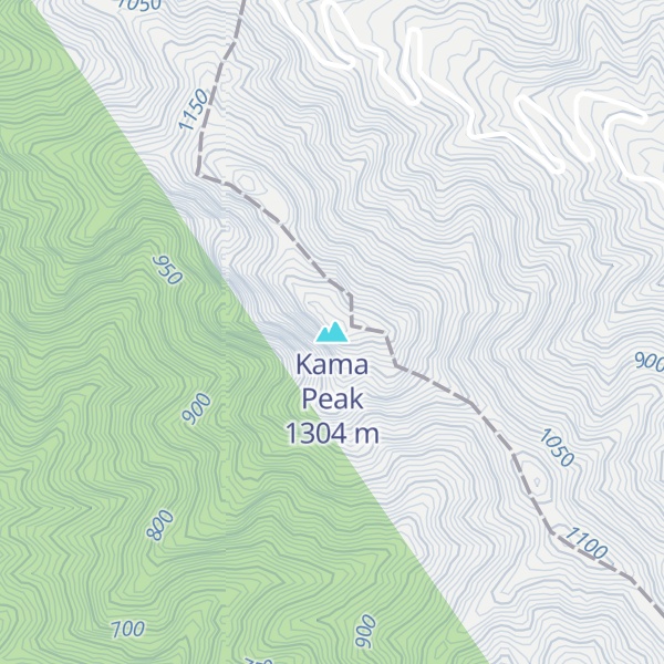 Map of Kama Peak