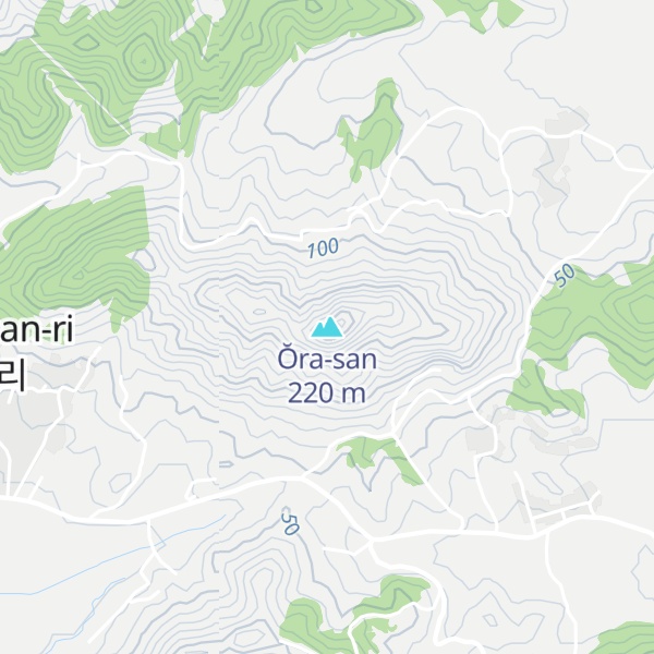 Map of Ŏra-san