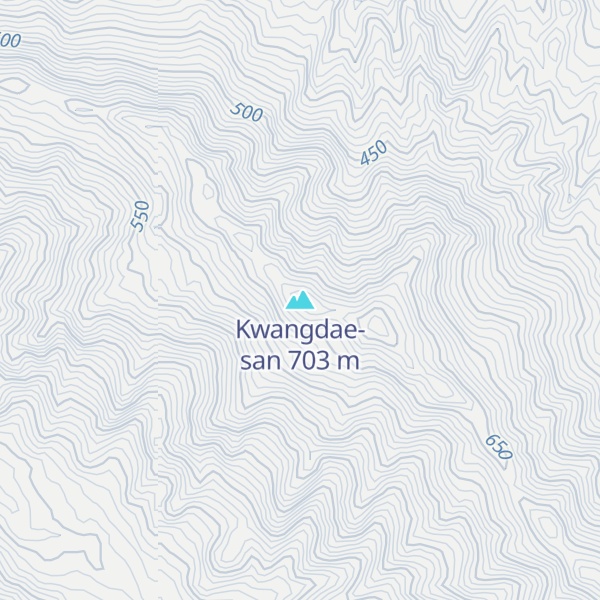 Map of Kwangdae-san