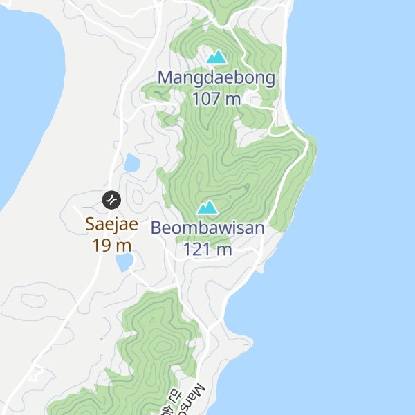 Map of Beombawisan