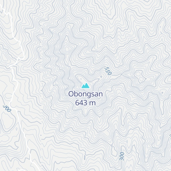 Map of Obongsan