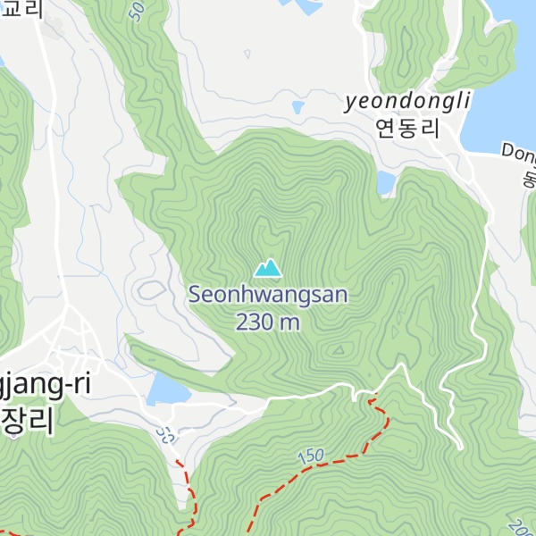 Map of Seonhwangsan