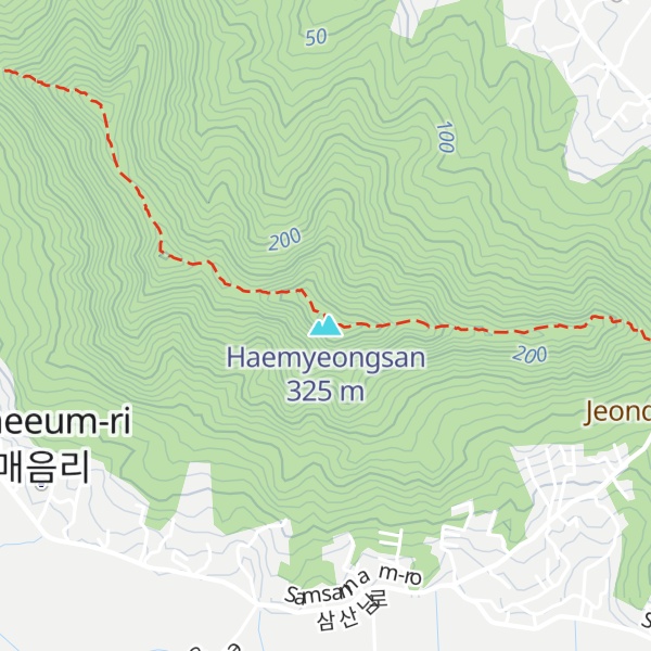 Map of Haemyeongsan