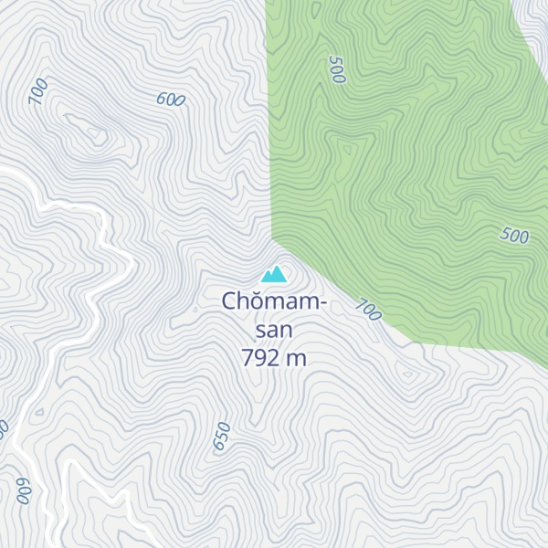 Map of Chŏmam-san