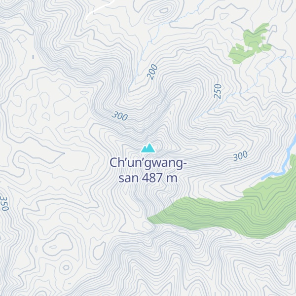 Map of Ch’un’gwang-san