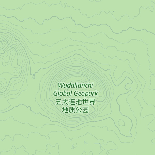 Map of East Longmen Volcano