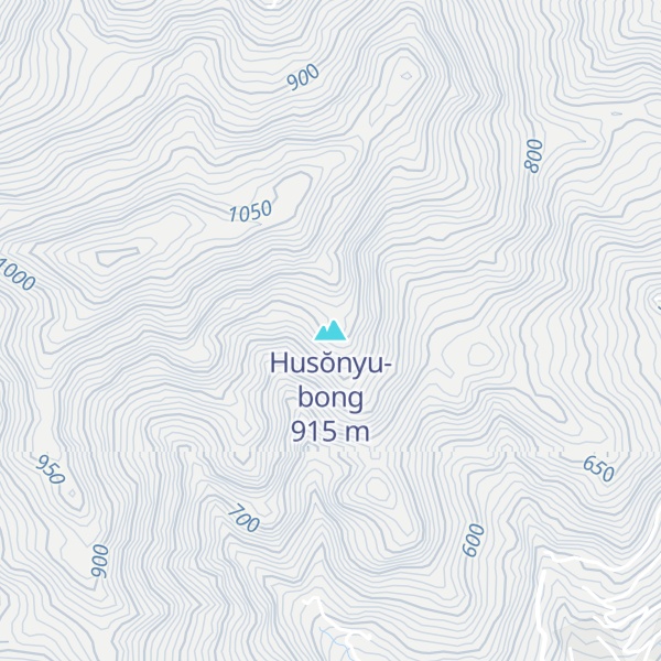Map of Husŏnyu-bong