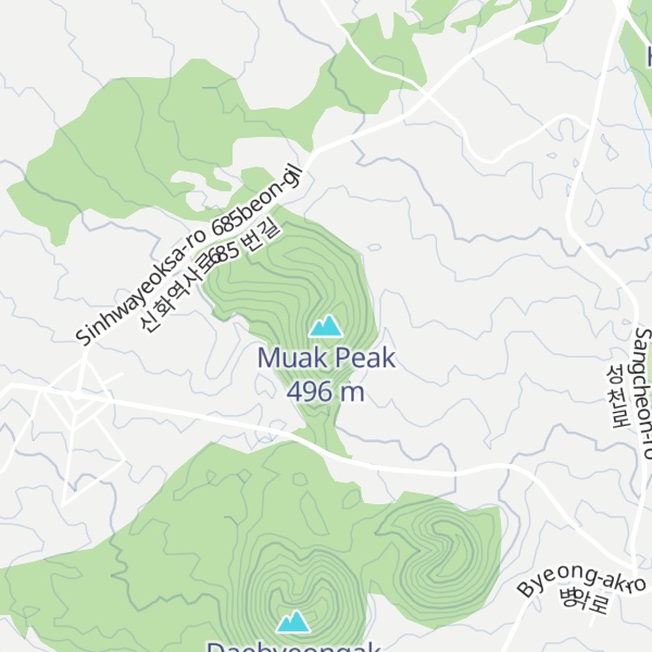 Map of Muak Peak