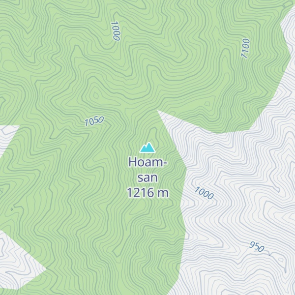 Map of Hoam-san