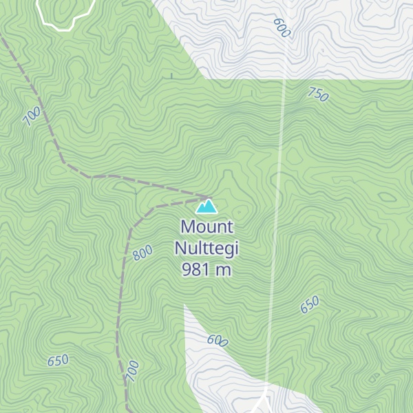 Map of Mount Nulttegi